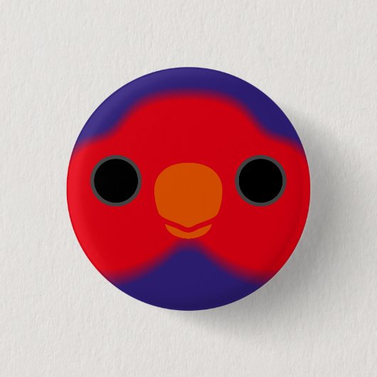 Das Gesicht einer Violetekichelorie Button (Vorderseite)