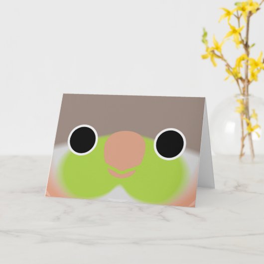 Das Gesicht eines Ananas Karte (Gelbe Blume)