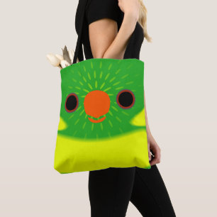 Das Gesicht eines Blattloris Tasche