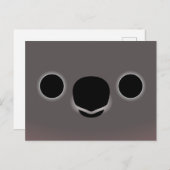 Das Gesicht eines Bourke-Papagei Feiertagspostkarte (Vorne/Hinten)