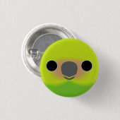 Das Gesicht eines Gelbhaubenzwergpapageis Button (Vorne & Hinten)