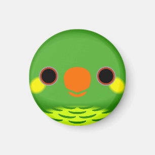 Das Gesicht eines gelbwangen Lorikeets Magnet