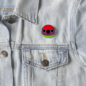 Das Gesicht eines Goldie-Lorikets Button (Beispiel)