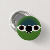 Das Gesicht eines Hahns Ara Button (Vorne & Hinten)