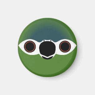 Das Gesicht eines Hahns Ara Magnet