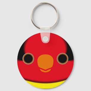 Das Gesicht eines Herzogloriketts Schlüsselanhänger