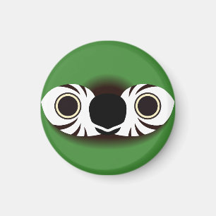 Das Gesicht eines Kastanienbrauens Magnet