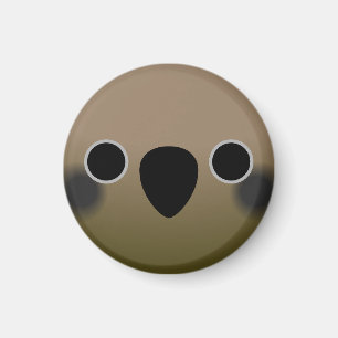 Das Gesicht eines Keas Magnet