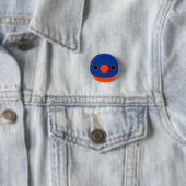 Das Gesicht eines Lorikeets aus Regenbogen Button (Beispiel)
