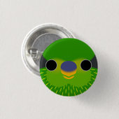 Das Gesicht eines Loriketts Button (Vorne & Hinten)