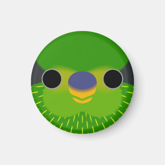 Das Gesicht eines Loriketts Magnet (Vorne)