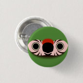 Das Gesicht eines Militärs Button (Vorne & Hinten)