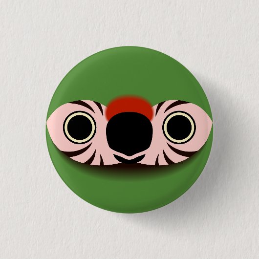 Das Gesicht eines Militärs Button (Vorderseite)