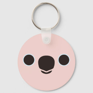 Das Gesicht eines molukkanischen Kakados Schlüsselanhänger