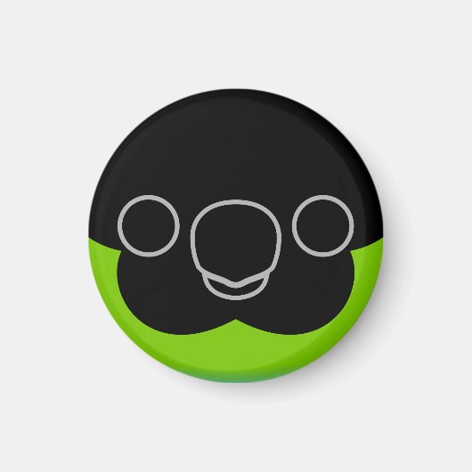 Das Gesicht eines Nanday-Parketts Magnet (Vorne)