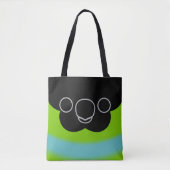 Das Gesicht eines Nanday-Sittichs Tasche (Vorderseite)