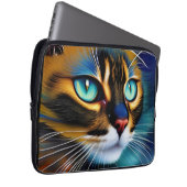 Das Gesicht eines niedlichen Lynx-Punktes Siam Laptopschutzhülle (Vorne Rechts)