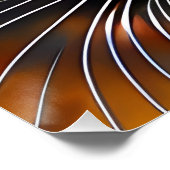 Das Gesicht eines niedlichen Lynx-Punktes Siam Poster (Ecke)