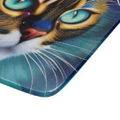 Das Gesicht eines niedlichen Lynx-Punktes Siam Schneidebrett (Ecke)