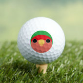 Das Gesicht eines normalen Pfirsichgesichtchen-Lie Golfball (Insitu T-Shirt)