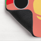 Das Gesicht eines normalen Pfirsichgesichtchen-Lie Mousepad (Ecke)