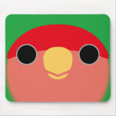 Das Gesicht eines normalen Pfirsichgesichtchen-Lie Mousepad (Vorne)