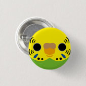 Das Gesicht eines normalen weiblichen Haushalts Button (Vorne & Hinten)