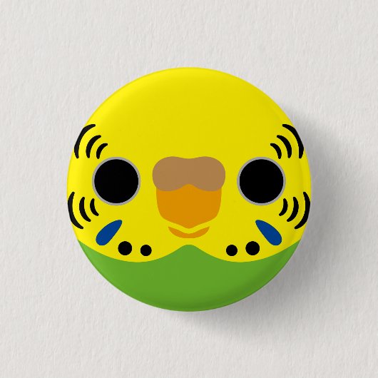 Das Gesicht eines normalen weiblichen Haushalts Button (Vorderseite)