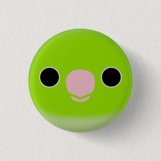 Das Gesicht eines normalen weiblichen Pazifik-Sper Button (Vorderseite)