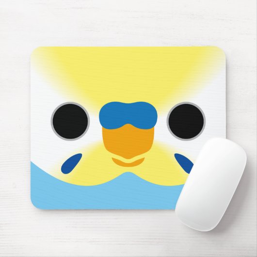 Das Gesicht eines pastellfarbenen Regenbogenmännch Mousepad (Mit Mouse)