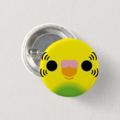 Das Gesicht eines rezessiven Zahlhaushalts Button (Vorne & Hinten)