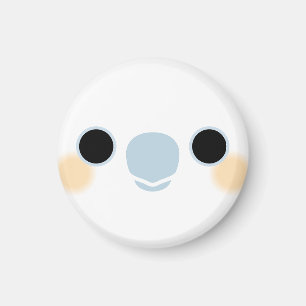 Das Gesicht eines roten Kakadus Magnet