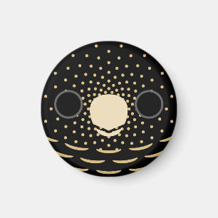 Das Gesicht eines schwarz-roten Kakadu Magnet