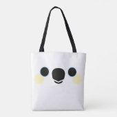 Das Gesicht eines Schwefelkakadus Tasche (Rückseite)