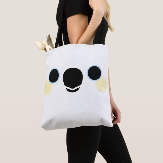 Das Gesicht eines Schwefelkakadus Tasche (Von Nahem)