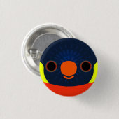 Das Gesicht eines Sonnenuntergangs Button (Vorne & Hinten)