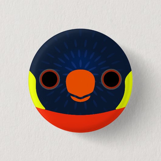 Das Gesicht eines Sonnenuntergangs Button (Vorderseite)