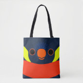Das Gesicht eines Sonnenuntergangsloris Tasche (Vorderseite)
