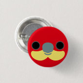 Das Gesicht eines Westerns Rosella Button (Vorne & Hinten)