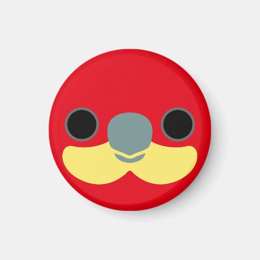 Das Gesicht eines Westerns Rosella Magnet (Vorne)