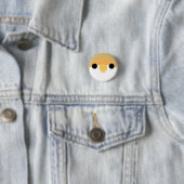 Das Gesicht eines Zimtpilzes Button (Beispiel)