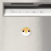 Das Gesicht eines Zimtpilzes Magnet (In Situ (Geschirrspüler))