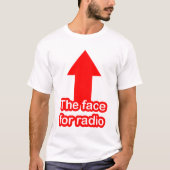 Das Gesicht für Radio T-Shirt (Vorderseite)