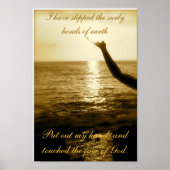 Das Gesicht Gottes Poster (Vorne)