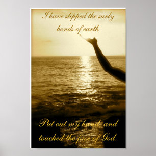 Das Gesicht Gottes Poster