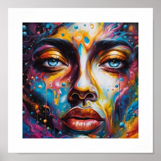 Das Gesicht Gottes Poster (Vorne)