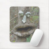 Das Gesicht im Wald Mousepad (Mit Mouse)