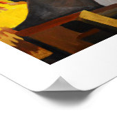 Das Gesicht in den Felsen Poster (Ecke)