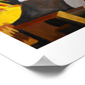 Das Gesicht in den Felsen Poster (Ecke)