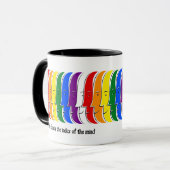 Das Gesicht ist der Index des Geistes Tasse (Vorderseite Links)